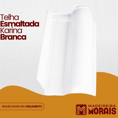  Telha Esmaltada Karina Branca       
