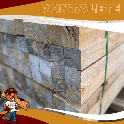 Pontalete Pinus 6x6