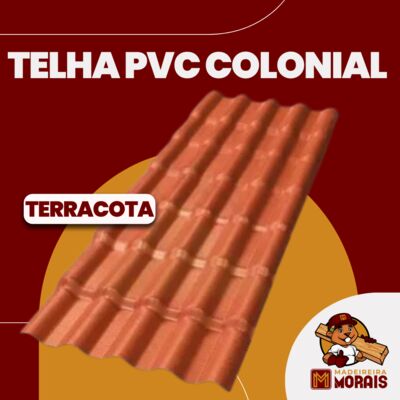 Telha PVC Colonial Terracota